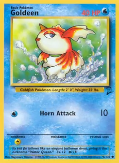 Goldeen, Base Set 2 No. 76 Normal