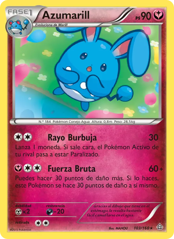 Azumarill, Duelos Primigenios Nº 103
