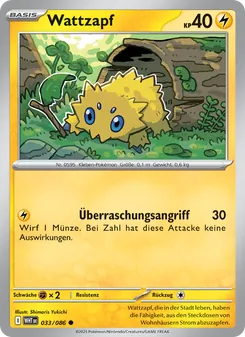 Wattzapf, Weiße Flammen Nº 033 Normal