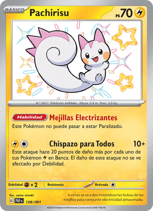 Pachirisu, Destinos de Paldea No. 138