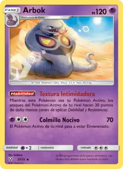 Arbok, Leyendas Luminosas No. 37 Normal