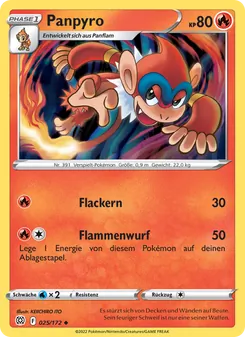 Panpyro, Strahlende Sterne Nº 025 Normal
