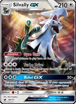 Silvally GX, Crimson Invasion Nº 90 Normal