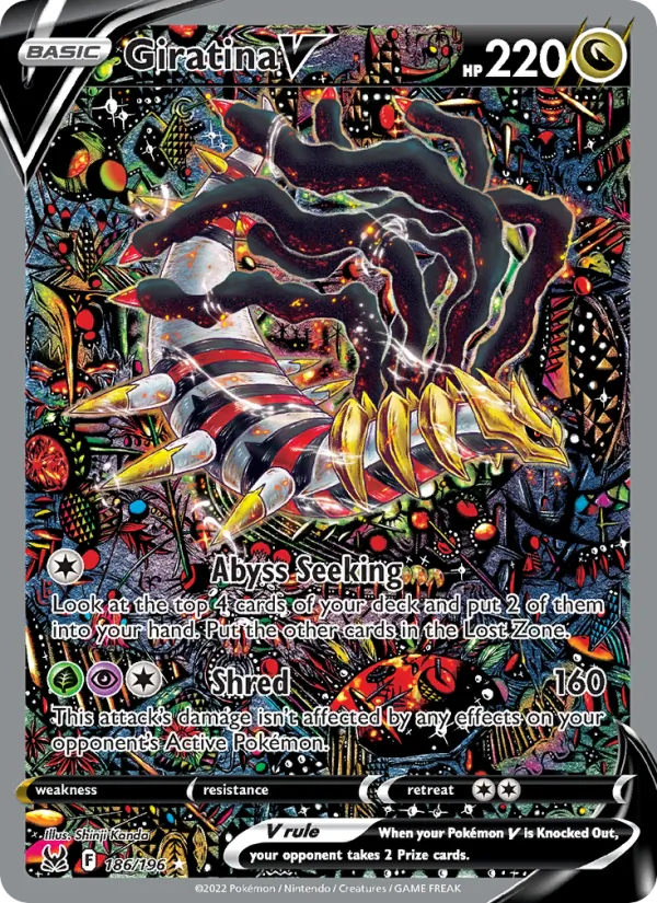 Giratina V, Lost Origin No. 186