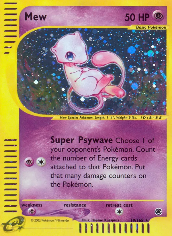 Mew, Expedition Base Set No. 19