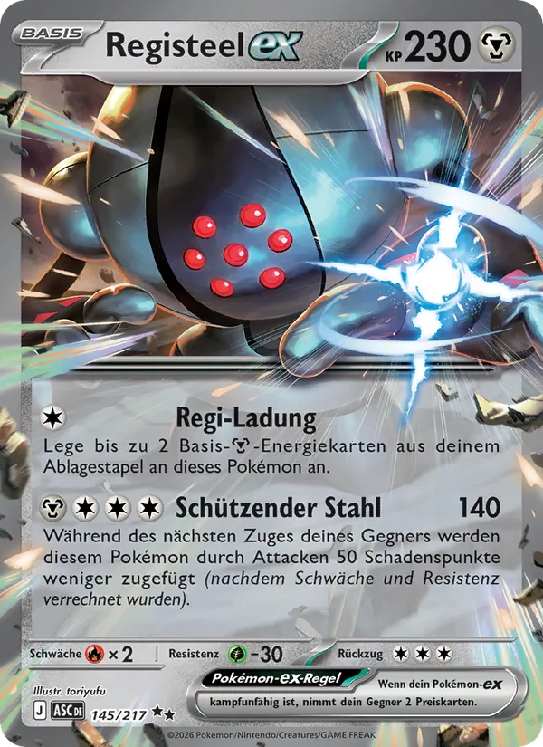 Registeel-ex, Erhabene Helden Nº 145