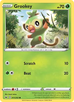 Grookey, Sword & Shield No. 11 Normal
