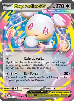 Mega Audino ex, Ascended Heroes Nº 172 Holo