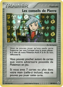 Les conseils de Pierre, EX Légendes Oubliées Nº 92 Normal