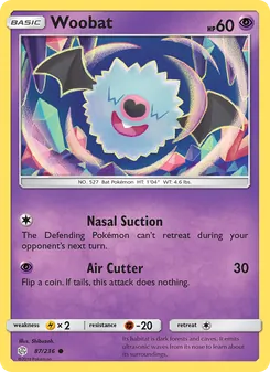 Woobat, Cosmic Eclipse No. 87 Normal