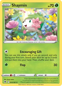 Shaymin, Astral Radiance Nº 014 Normal