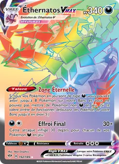 Éthernatos VMAX, Ténèbres Embrasées No. 192 Holo