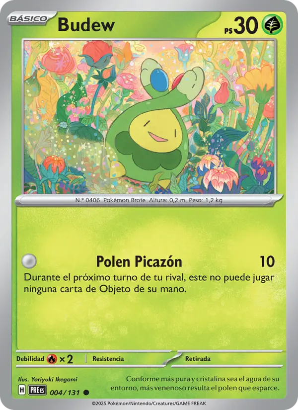 Budew, Evoluciones Prismáticas Nº 004