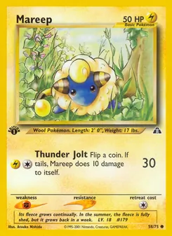 Mareep, Neo Discovery No. 58 Normal