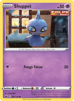 Shuppet, Reinado Escalofriante No. 62 Normal