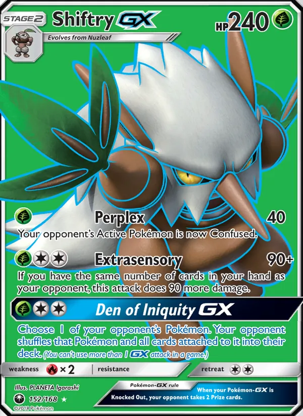 Shiftry GX, Celestial Storm No. 152