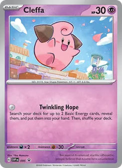 Cleffa, SVP Black Star Promos Nº 095 Holo