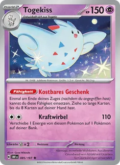 Togekiss, Obsidian Flammen Nº 085 Reverse