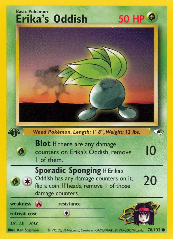 Erika's Oddish, Gym Heroes Nº 78