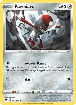 Pawniard, Battle Styles No. 103 Normal