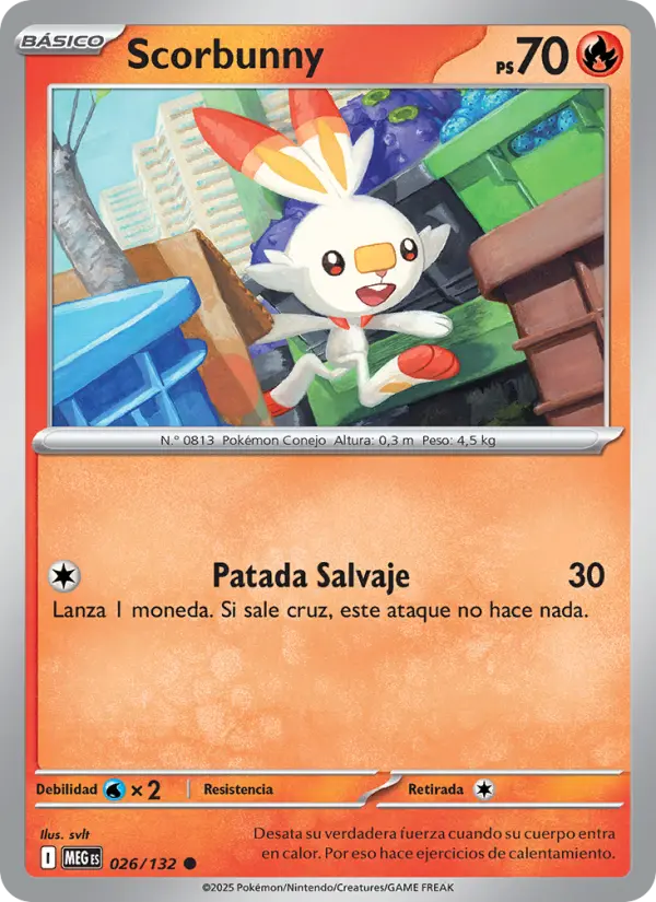 Scorbunny, Megaevolución No. 026