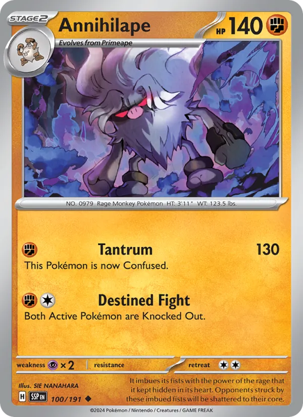 Annihilape, Surging Sparks No. 100