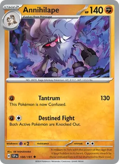 Annihilape, Surging Sparks No. 100 Normal