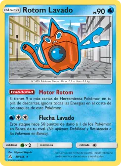 Rotom Lavado, Ultraprisma Nº 40 Normal