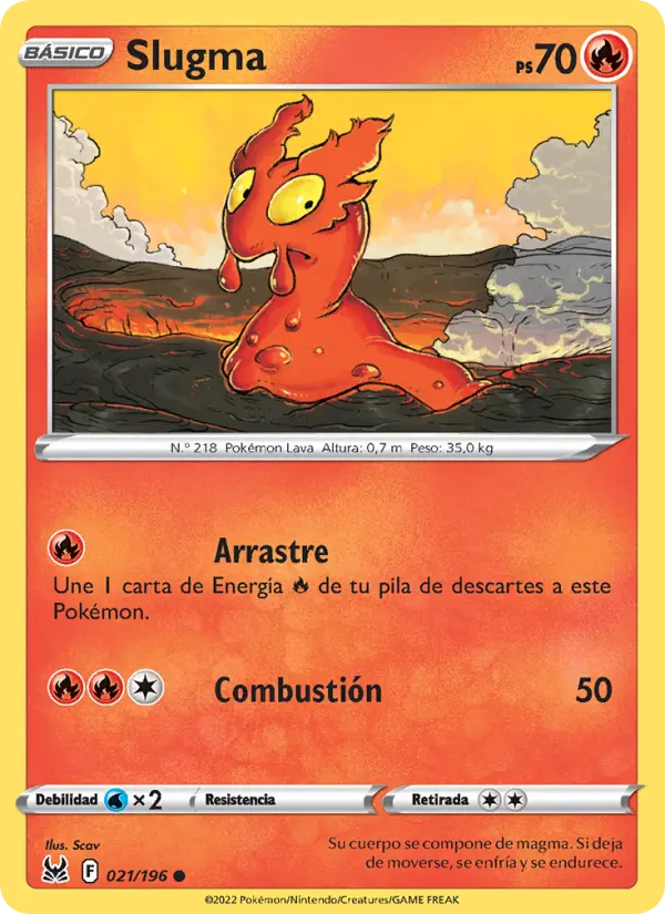 Slugma, Origen Perdido No. 021