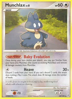Munchlax, Diamond & Pearl Nº 33 Normal