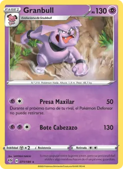 Granbull, Oscuridad Incandescente No. 71 Normal