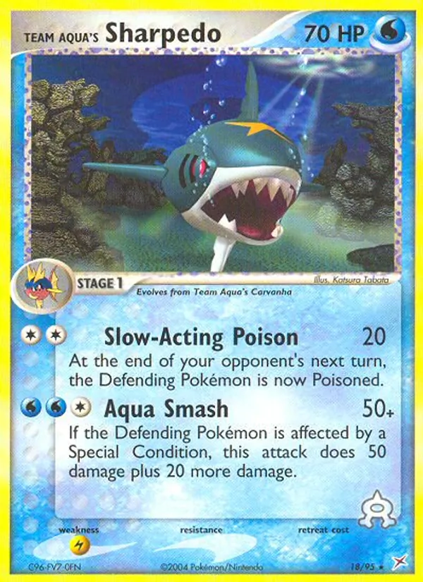 Team Aqua's Sharpedo, Team Magma vs Team Aqua Nº 18