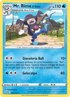 Mr. Rime di Galar, Stili di Lotta Nº 35 Normal