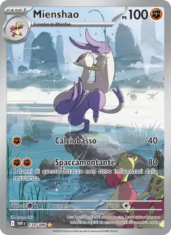 Mienshao, Fuoco Bianco Nº 134 Holo