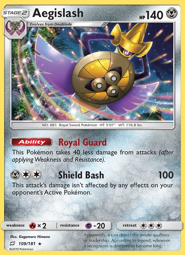 Aegislash, Team Up No. 109