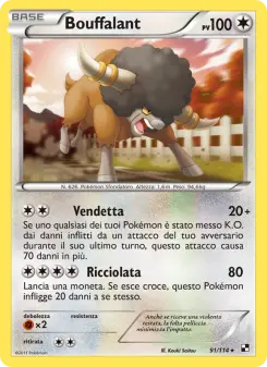 Bouffalant, Nero e Bianco No. 91 Normal