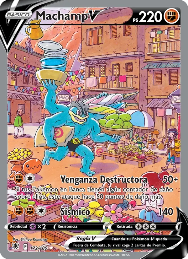 Machamp V, Resplandor Astral Nº 172