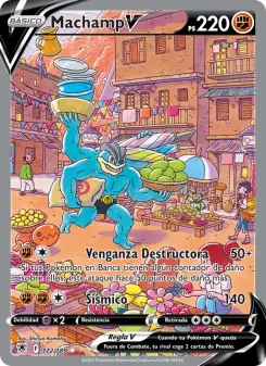 Machamp V, Resplandor Astral Nº 172 Holo