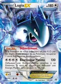 Lugia-EX, Tempète Plasma Nº 108 Normal