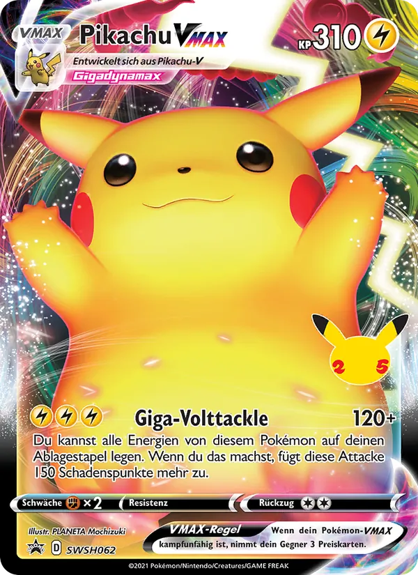 Pikachu VMAX, SCSC Promokarten Nº SWSH062