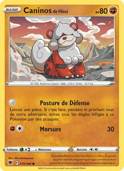 Caninos de Hisui, Astres Radieux No. 070 Normal
