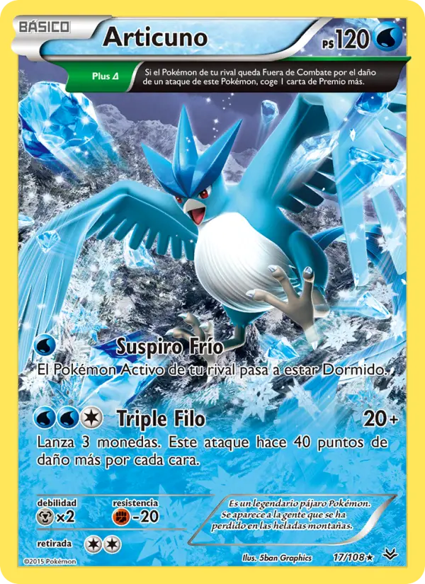 Articuno, Cielos Rugientes No. 17