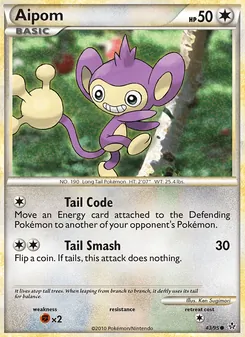Aipom, Unleashed No. 43 Normal