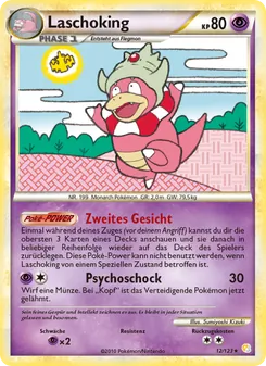 Laschoking, HeartGold SoulSilver Nº 12 Reverse