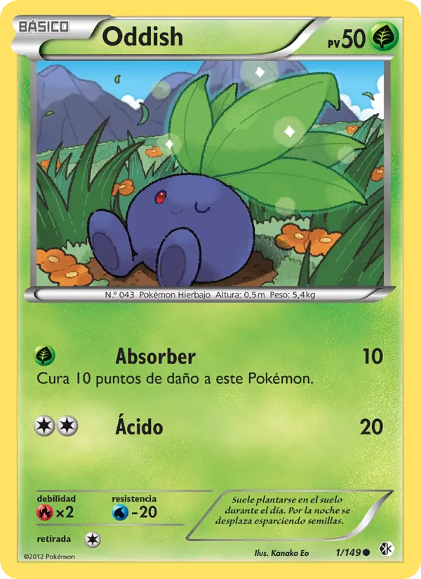 Oddish, Fronteras Cruzadas Nº 1