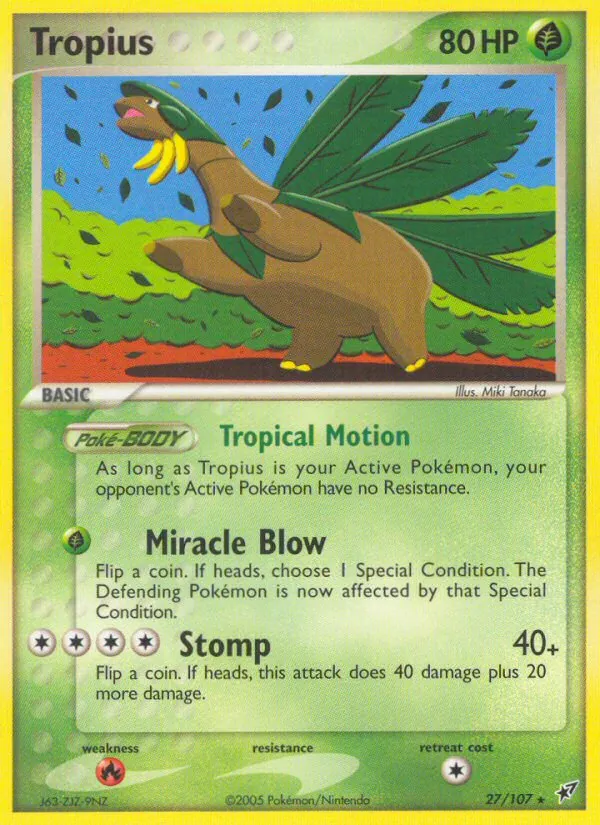 Tropius, Deoxys No. 27