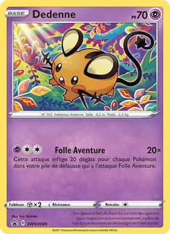 Dedenne, Promo SWSH Nº SWSH080 Holo