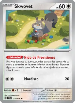 Skwovet, Escarlata y Púrpura No. 151 Normal