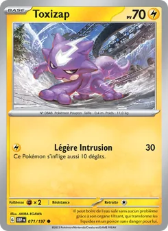 Toxizap, Flammes Obsidiennes Nº 071 Normal