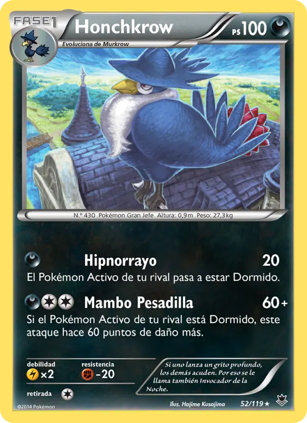 Honchkrow, Fuerzas Fantasmales No. 52